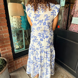 Birdie Tiered Floral Skirt