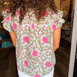Julia Flutter Sleeve Top