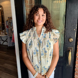 Julia Flutter Sleeve Top
