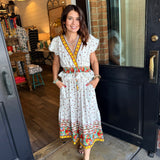 Noelle Floral Midi Dress