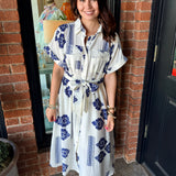 Monica Midi Shirt Dress