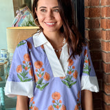 Natalia Flower Mini Dress