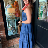 Mindy Denim Maxi Dress