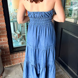 Mindy Denim Maxi Dress