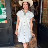 Maddie Twill Shirt Dress