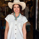 Maddie Twill Shirt Dress