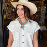 Maddie Twill Shirt Dress