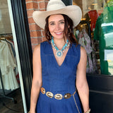 Didra Denim Midi Dress