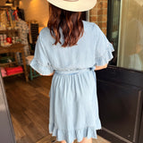 Lyla Denim Wrap Dress