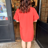 Alexis Button Up Floral Detail Dress
