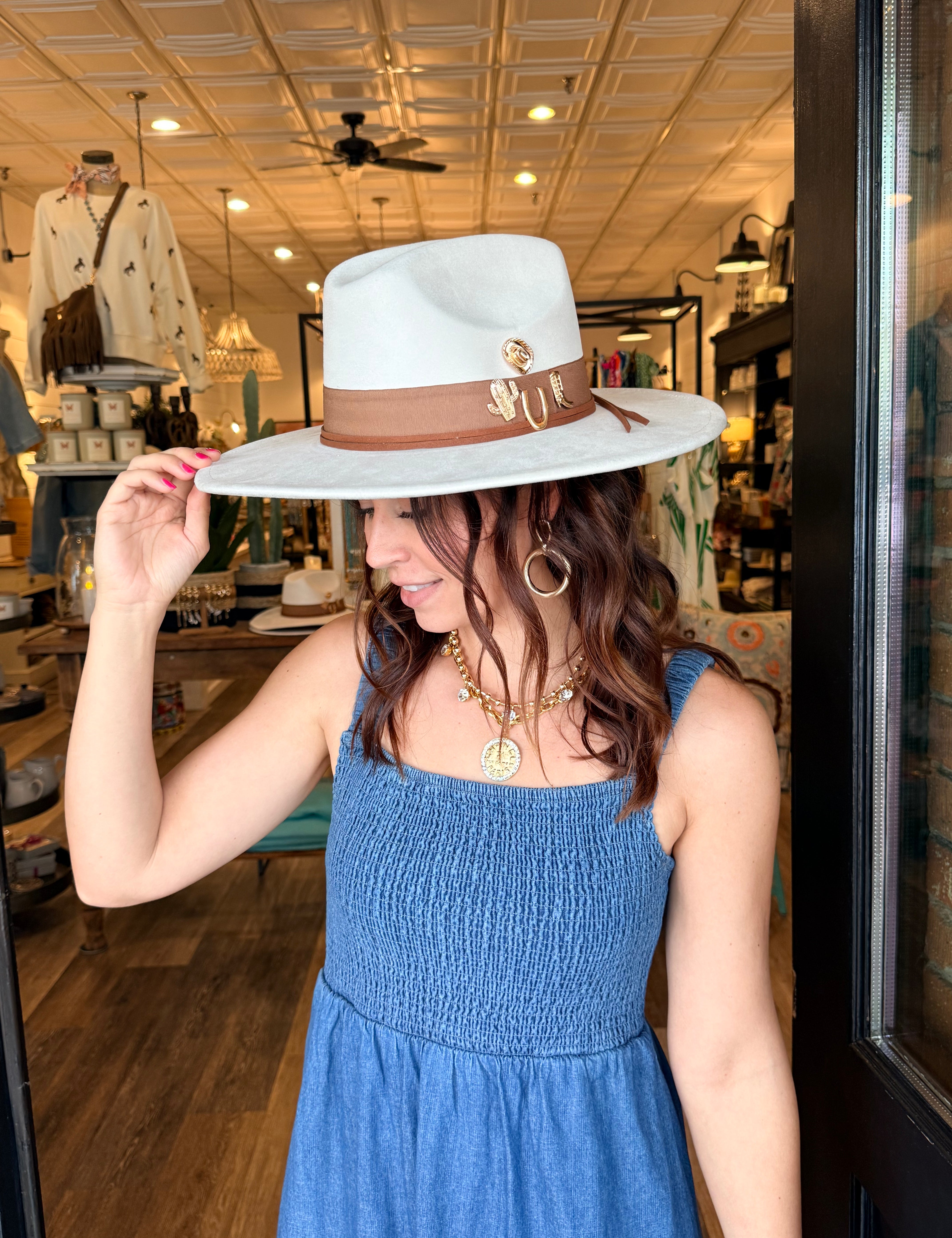 Tina Denim Maxi Dress