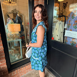 Kelly Collared Flower Print Dress