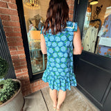 Kelly Collared Flower Print Dress