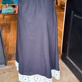 Trina Floral Cutout Midi Skirt