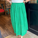 Dakota Polka Dot Midi Skirt