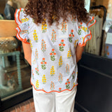 Samantha Layered Ruffle Top