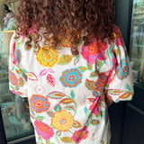 Irma Floral V-Neck Top