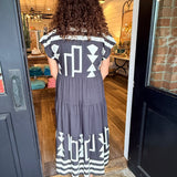 Tanya Tiered Print Midi Dress