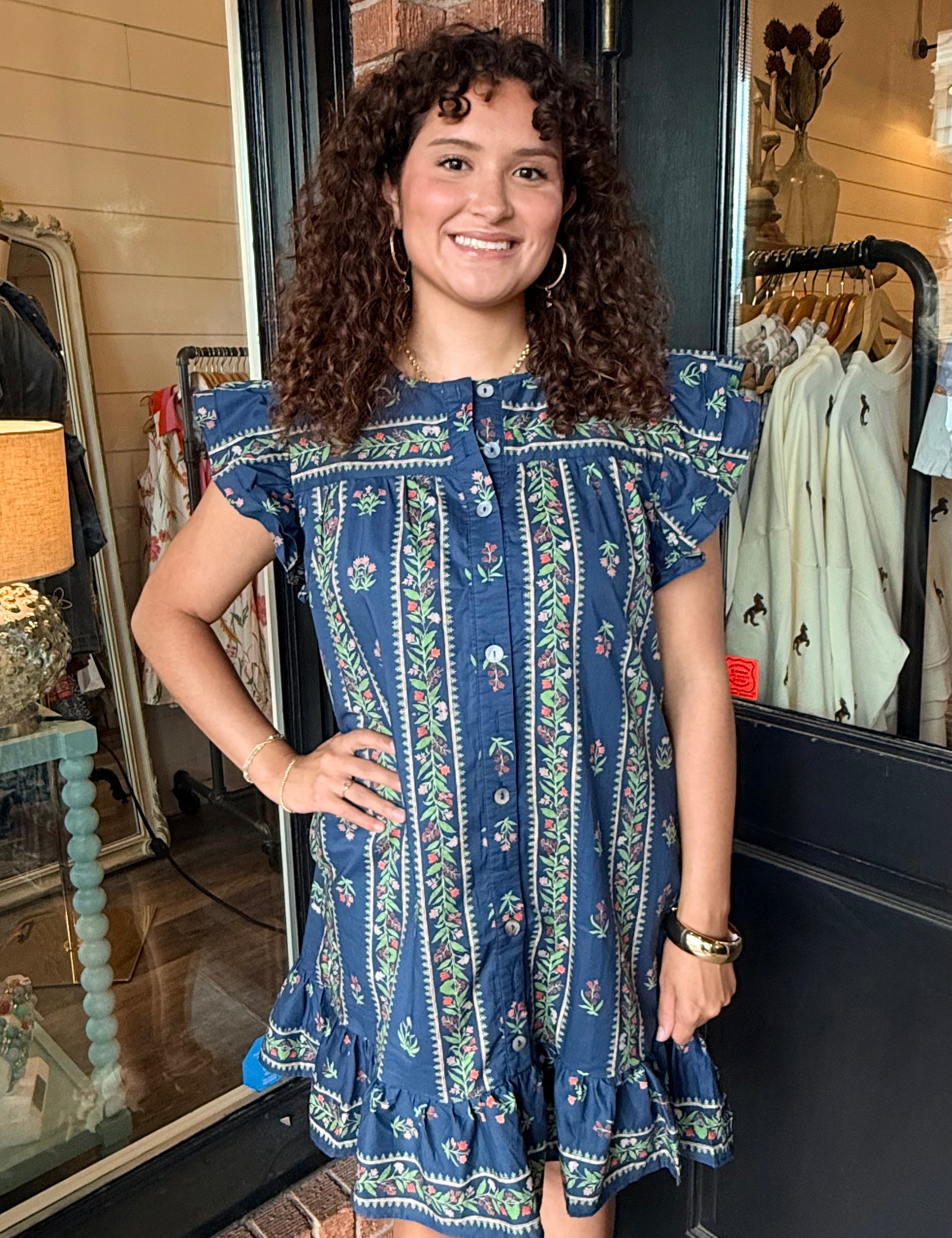 Martha Floral Mini Dress