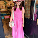 Jessica Smocked Midi Dress
