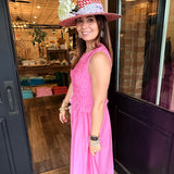 Jessica Smocked Midi Dress