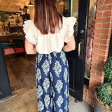 Leslie Ruffle Trim Top
