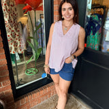 Stephanie Denim Sailor Shorts