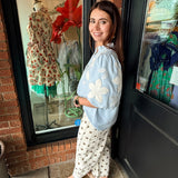 Nikki barrel leg pants