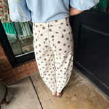 Nikki barrel leg pants