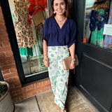 Bella Printed Wide Leg Pants