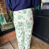 Bella Printed Wide Leg Pants