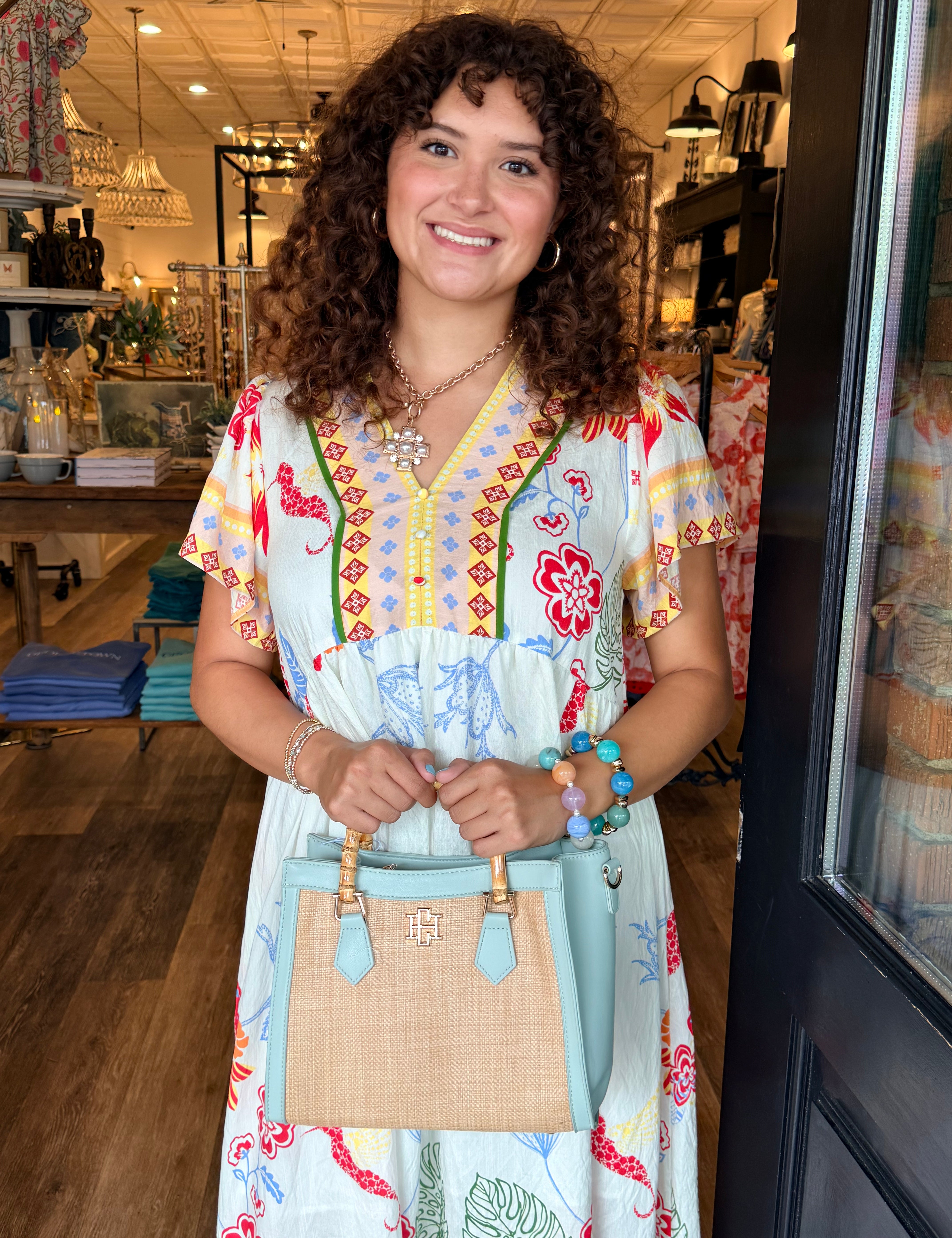 Belinda Boho Midi Dress