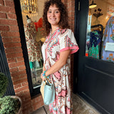 Mina Paisley Midi Dress