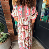 Mina Paisley Midi Dress