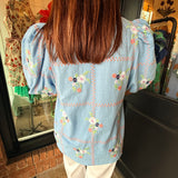 Christina Embroidered Top