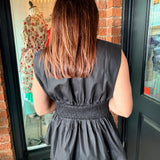 Ashley Smocked Waist Top