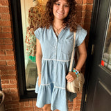 Dana Chambray Mini Dress