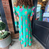 Carlie Floral Midi Dress