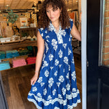Lexi Navy Floral Maxi
