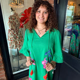 Darby Tassel Shift Dress