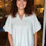 Debra Smocked Top