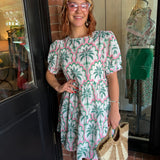 Pami Palm Mini Dress