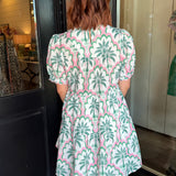 Pami Palm Mini Dress