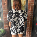 Amber Abstract Top
