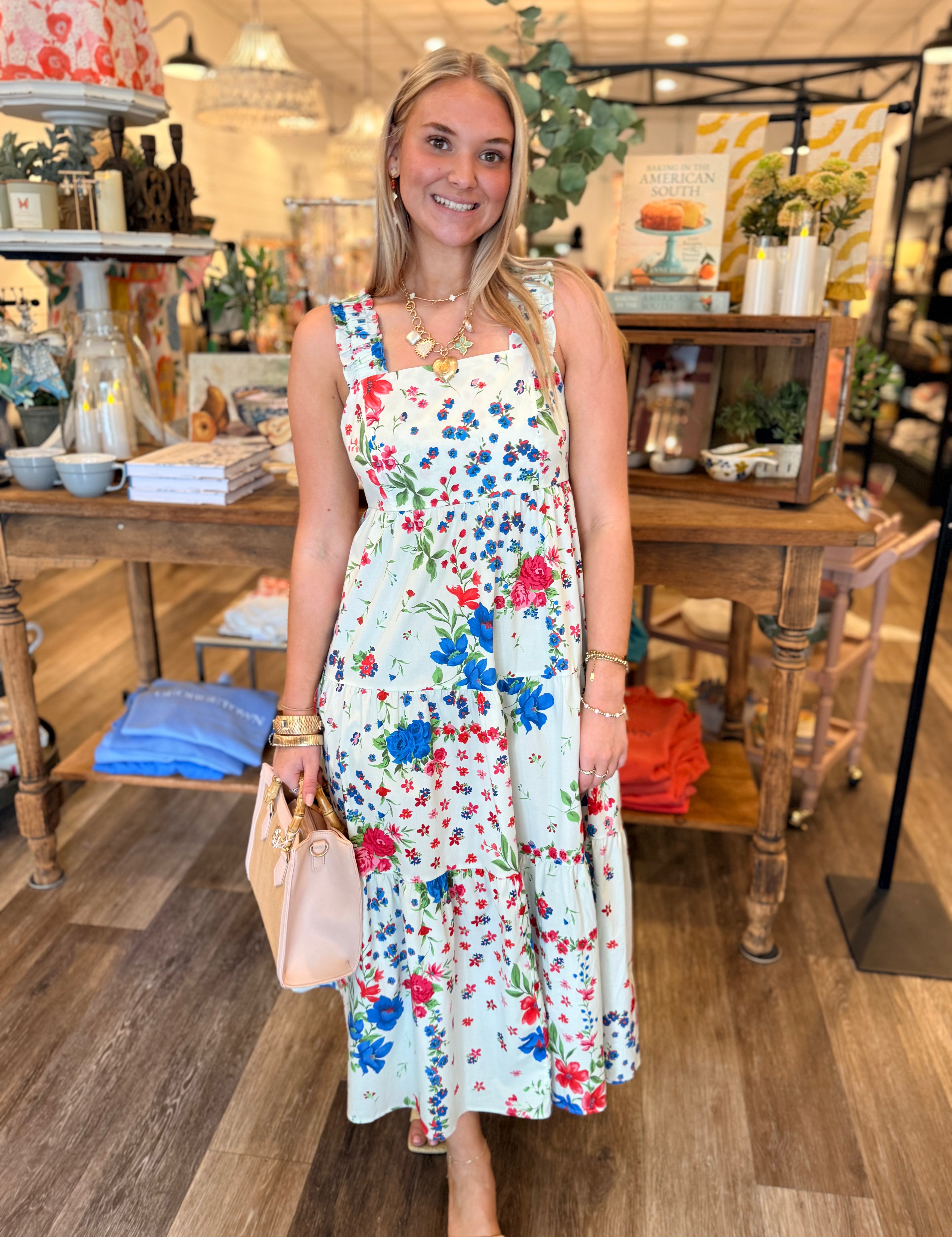 Tawny Poplin Midi Dress