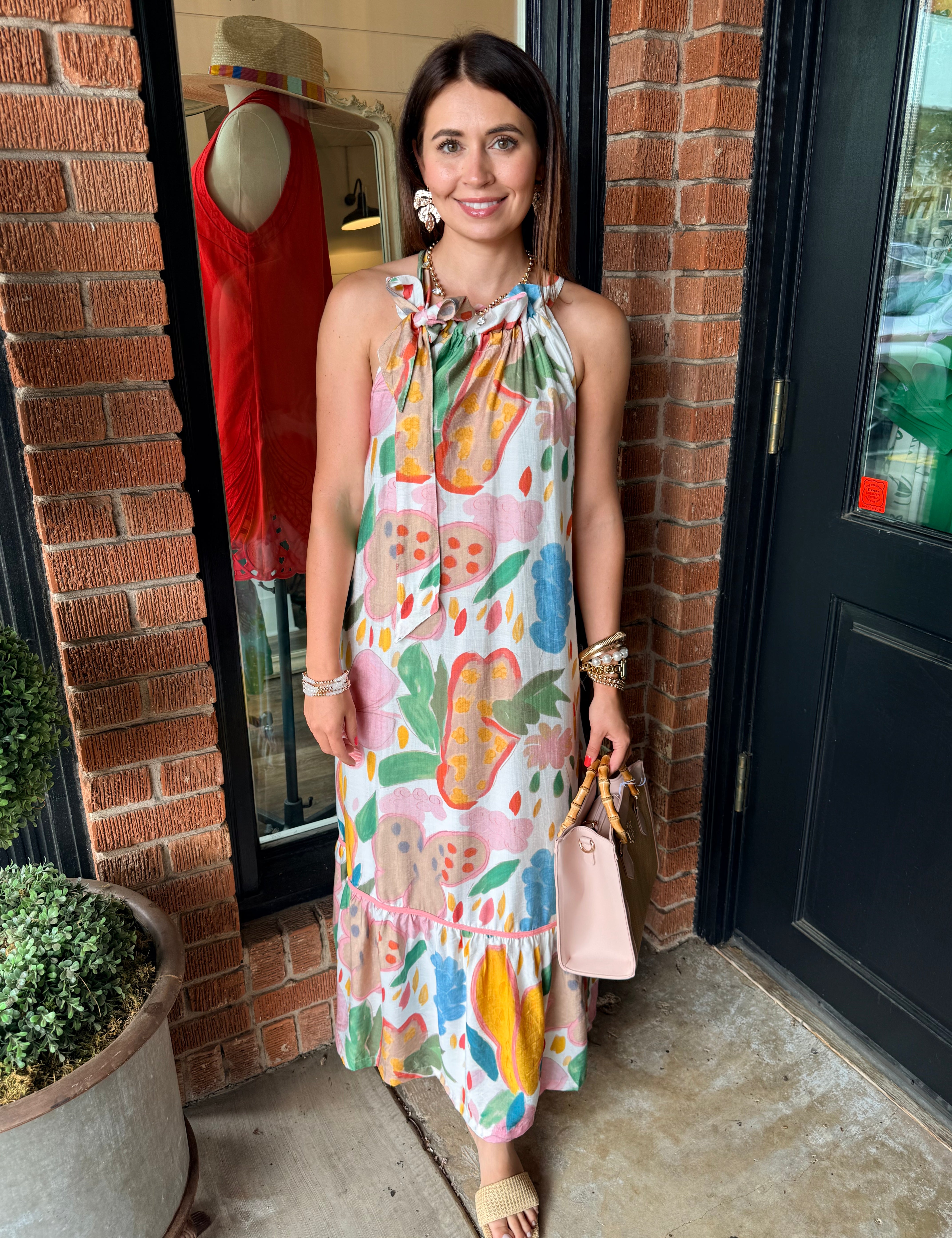Haley Halter Midi Dress