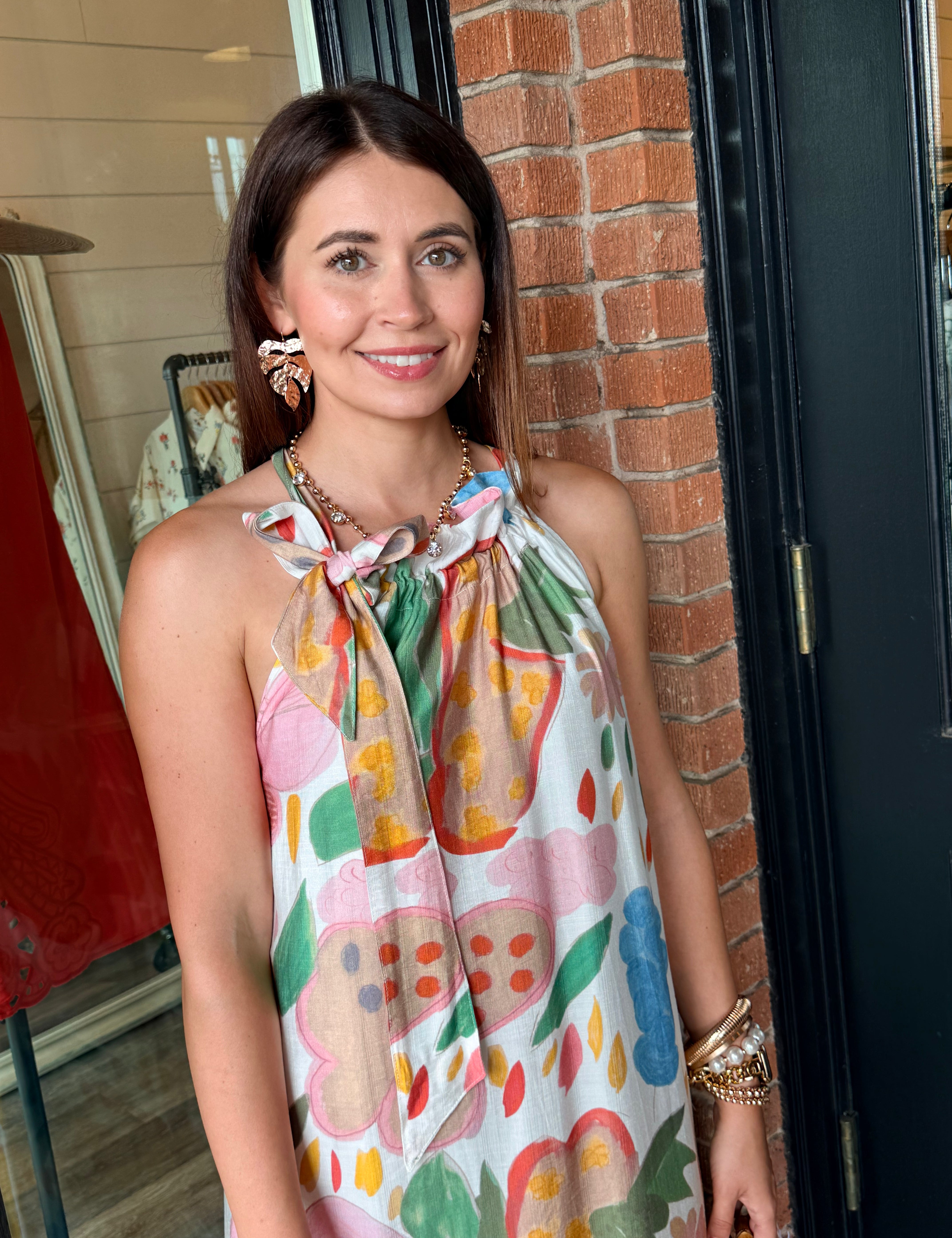 Haley Halter Midi Dress