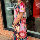 Regan Patchwork Maxi Dress