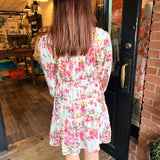 Jenna Long Sleeve Floral Dress