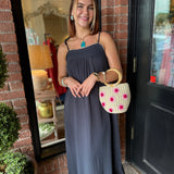 Ronni Embroidered Gauze dress